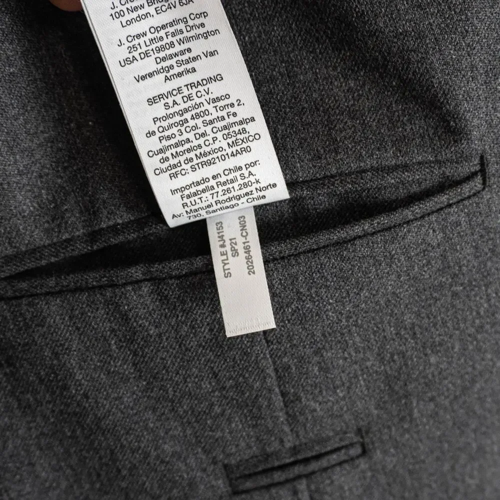 J.Crew Ludlow Slim-fit Unstructured suit Jacket English-wool Blend Twill 42L
